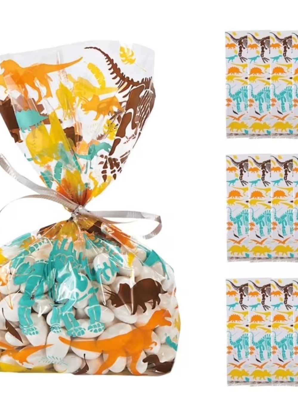 Dino Dig Cellophane Bags - 12 Pc.